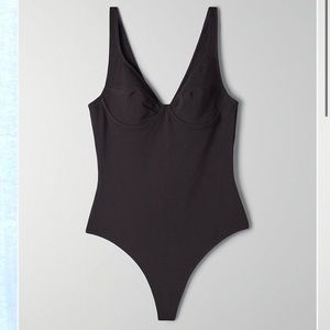 WHITE Babaton Bodysuit